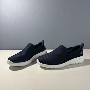 Skechers GoWalk Joy Womens Navy Blue Slip On Sneakers 15600NA Narrow Fit 8N  NEW